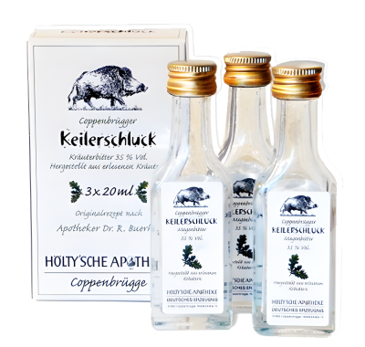 Keilerschluck (3 Flaschen je 20 ml) Faltschachtel